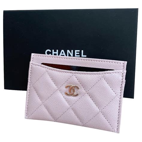 chanel 17c light pink card case|CHANEL .